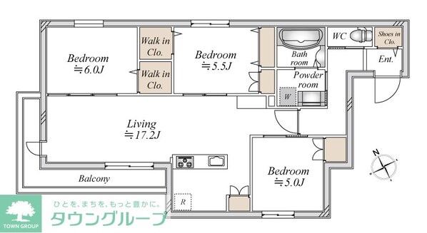 Garden Court 池下の物件間取画像
